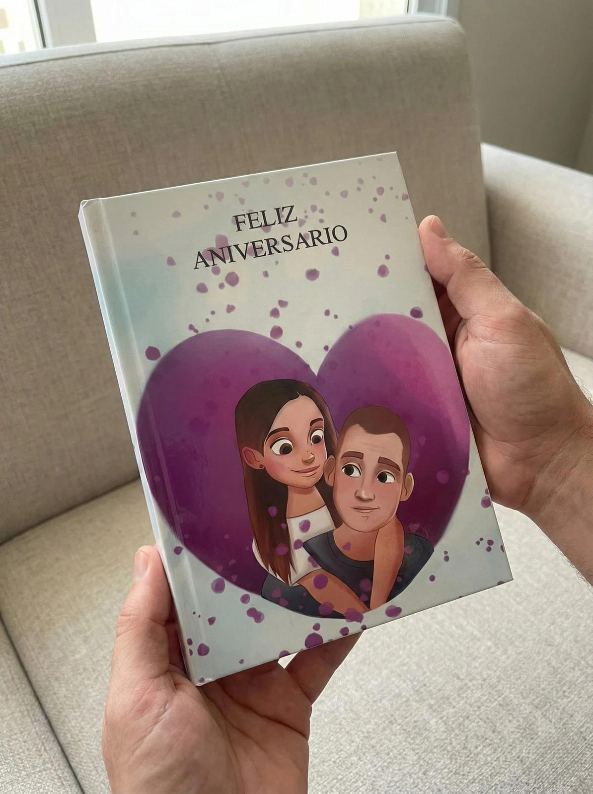 Libro personalizado de amor